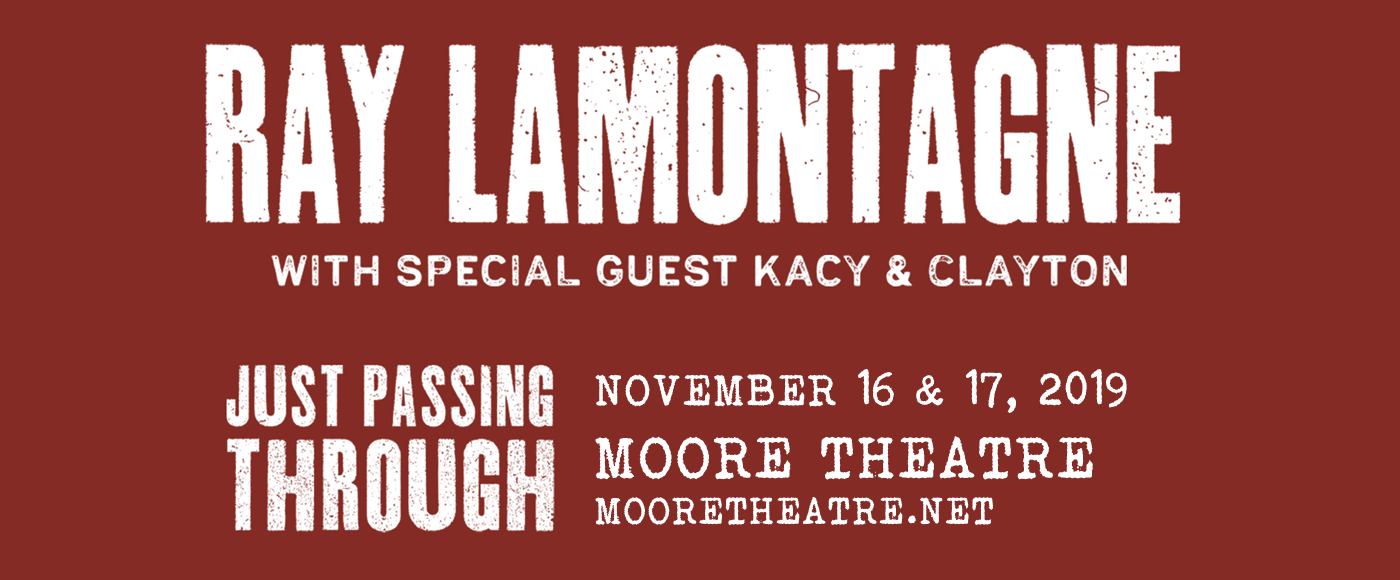 Ray LaMontagne at Moore Theatre tickets Ray LaMontagne at Moore Theatre