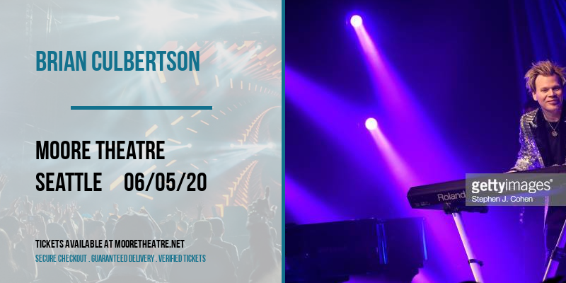 Brian Culbertson at Moore Theatre tickets Brian Culbertson at Moore Theatre
