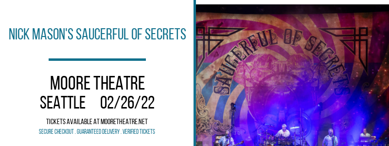 Nick Mason's Saucerful of Secrets [POSTPONED] at Moore Theatre