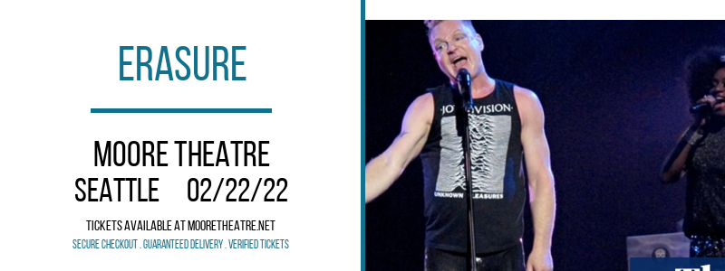Erasure [CANCELLED] at Moore Theatre