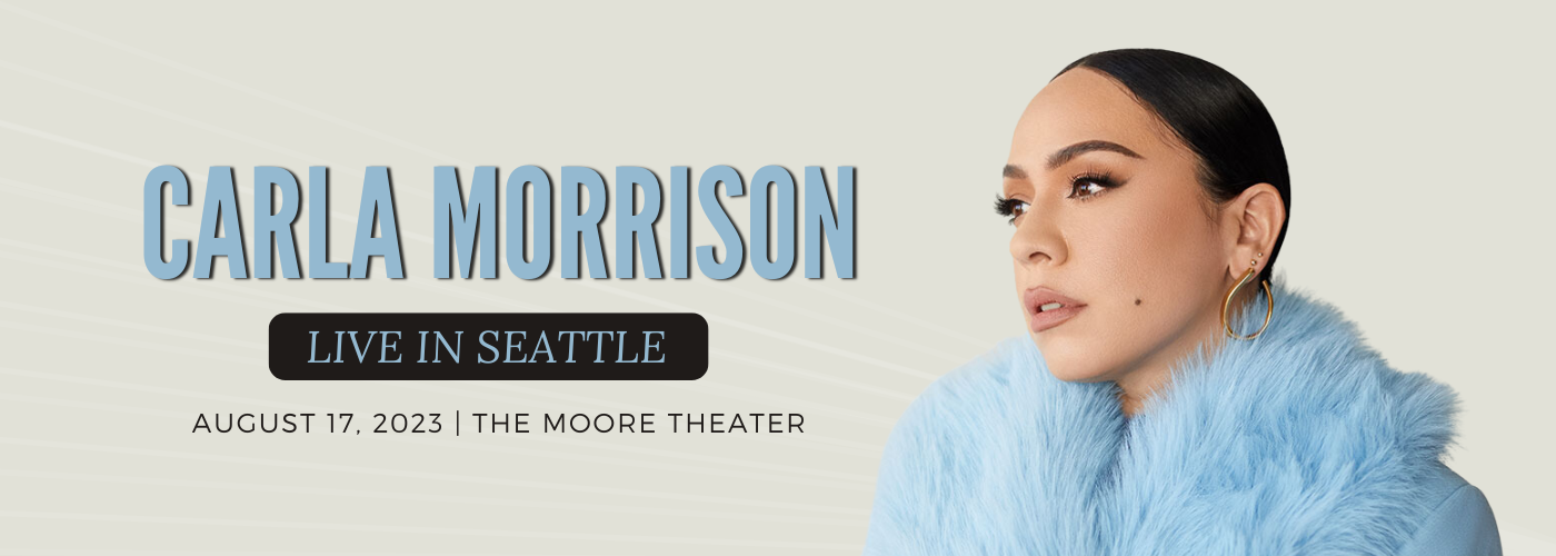 Carla Morrison at Moore Theatre