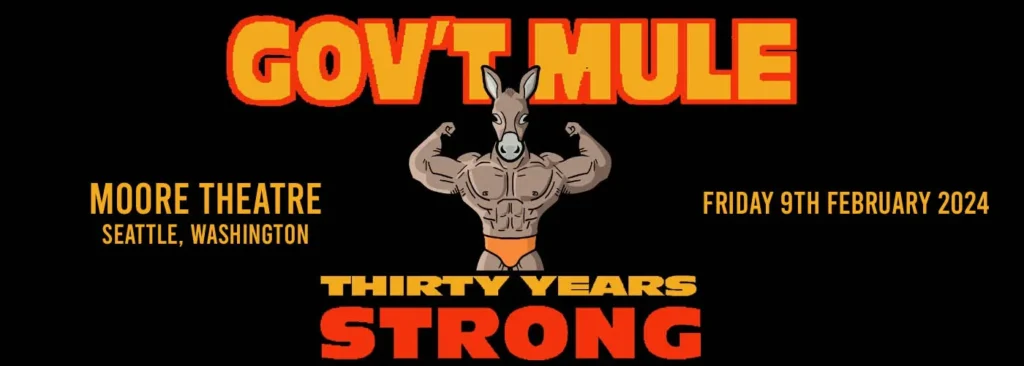 Gov't Mule at Moore Theatre - WA