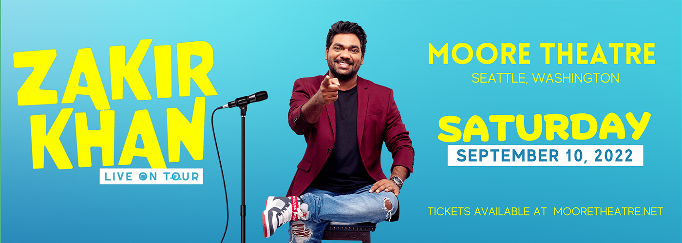 Zakir Khan at Moore Theatre