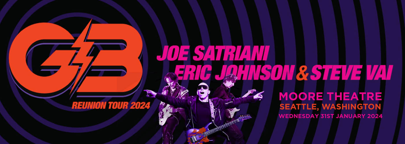 Joe Satriani, Eric Johnson &amp; Steve Vai