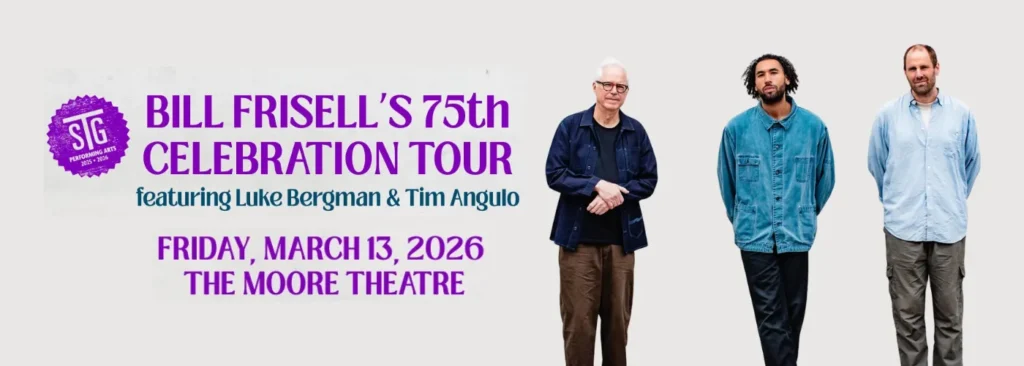 Bill Frisell's 75th Celebration ft. Luke Bergman & Tim Angulo at Moore Theatre - WA